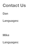 Contact Us

Dan dan@jeepjeep.eu 
Languages: 


Mikemichael@jeepjeep.eu
Languages: 